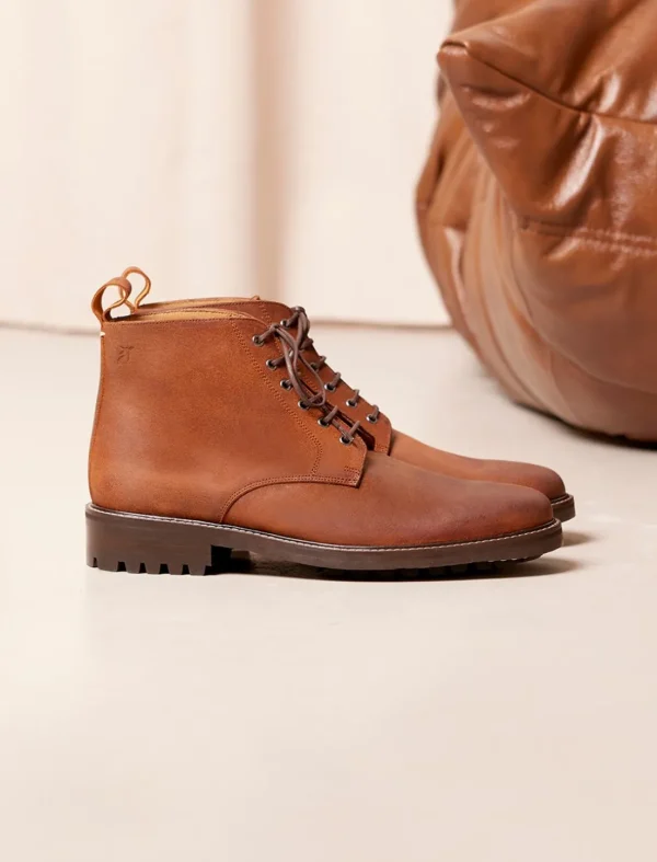 Homme Pied de Biche Chukka Commando